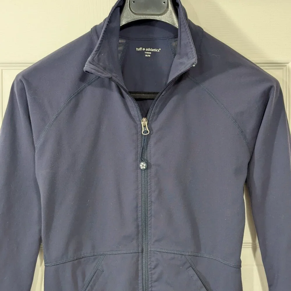 Tuff Athletics Blue Full Zip Track Jacket - Size M - Picture 5 of 11